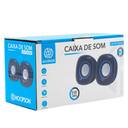 CAIXA DE SOM 5W USB P2 CX-PC020AZ HOOPSON