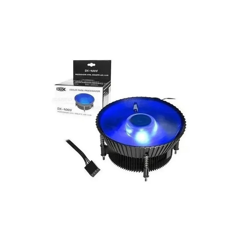 COOLER PROCESSADOR INTEL 115X AZUL DX-9005 DEX