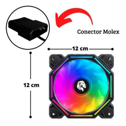 COOLER FAN 120MM RGB FC1303 HAYOM