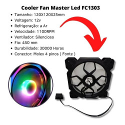 COOLER FAN 120MM RGB FC1303 HAYOM