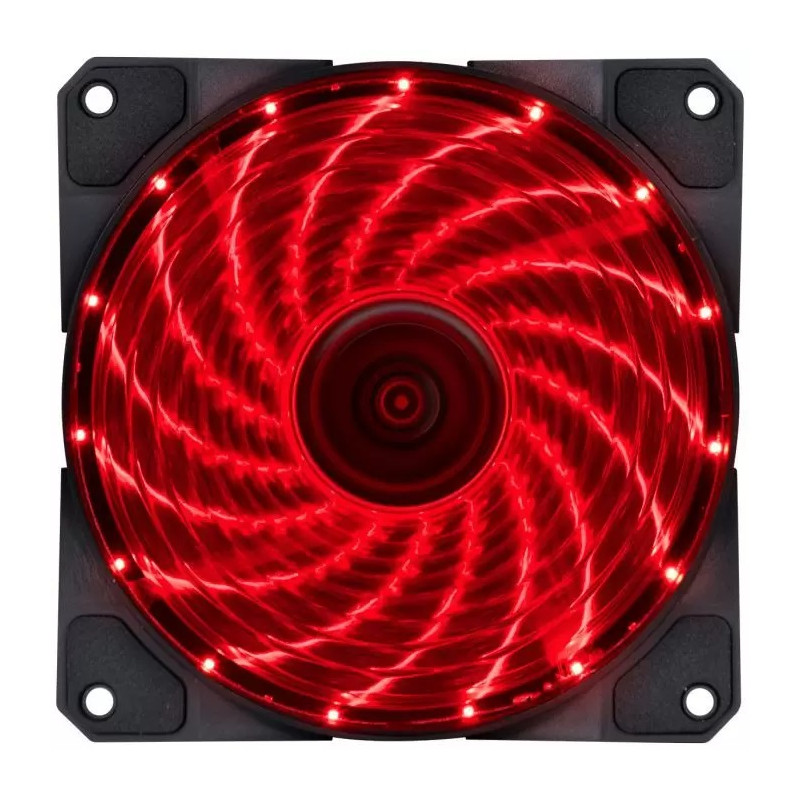 COOLER FAN 120MM 15 LEDS VERMELHO 15R VINIK