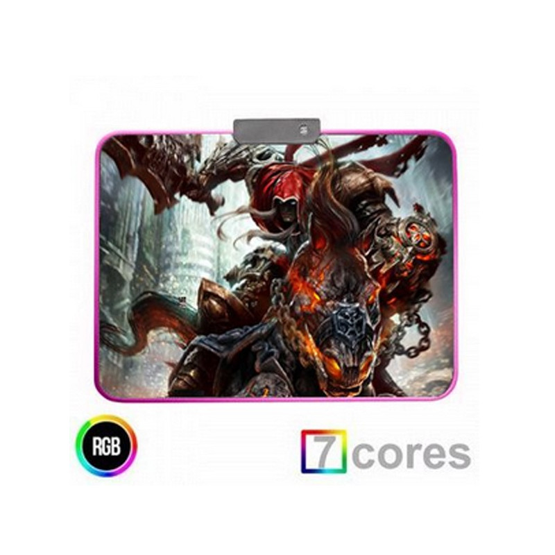 MOUSE PAD GAMER DARKSIDERS WAR LED 35X25 KP-S012 KNUP