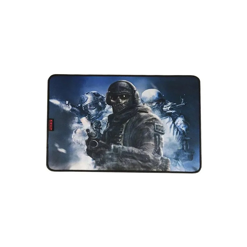 MOUSE PAD GAMER SOLDADO 42X32 KP-S07 KNUP