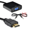 CABO ADAPTADOR HDMI P/ VGA COM SAÍDA P2