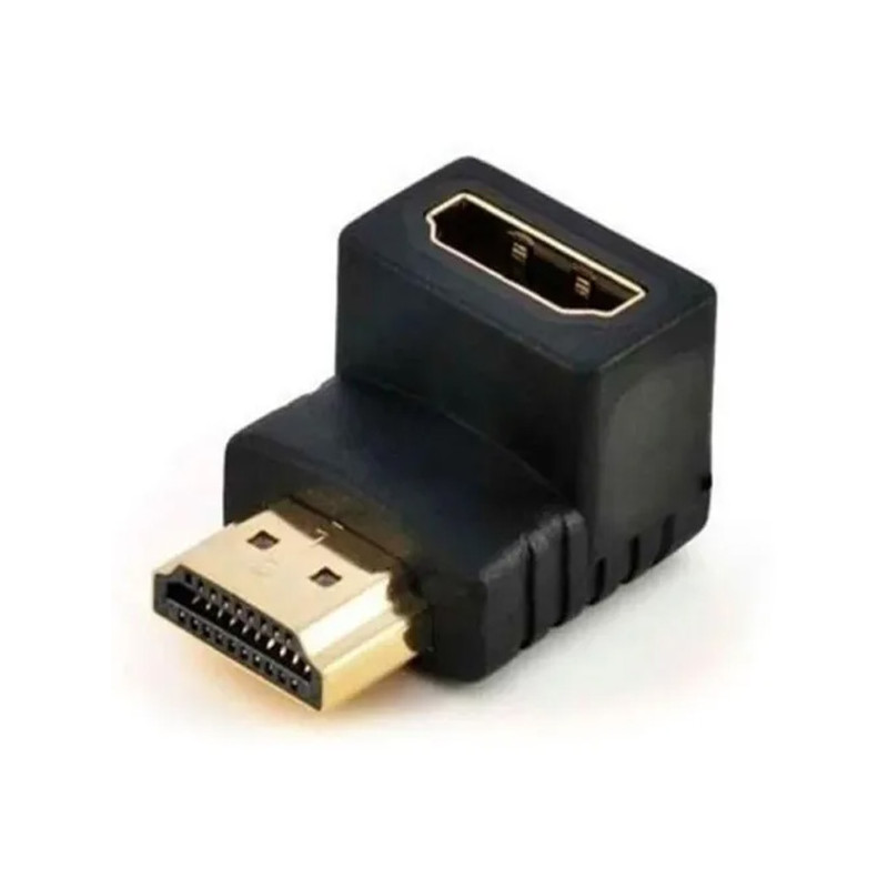 ADAPTADOR 90º HDMI MACHO X HDMI FÊMEA