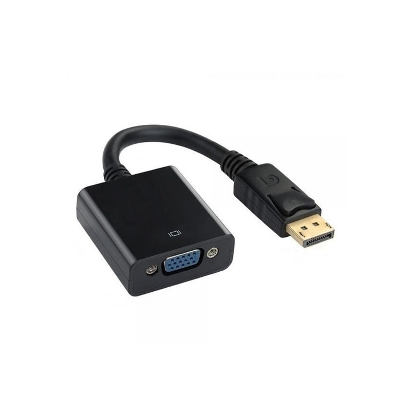 CABO ADAPTADOR DISPLAY PORT MACHO X VGA FEMEA