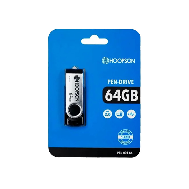 PEN DRIVE 64GB PEN-001-64 HOOPSON