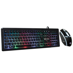 TECLADO E MOUSE GAMER RGB...