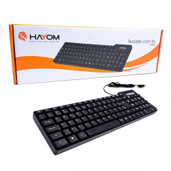 TECLADO OFFICE ABNT2 C/ FIO TC3201 HAYOM