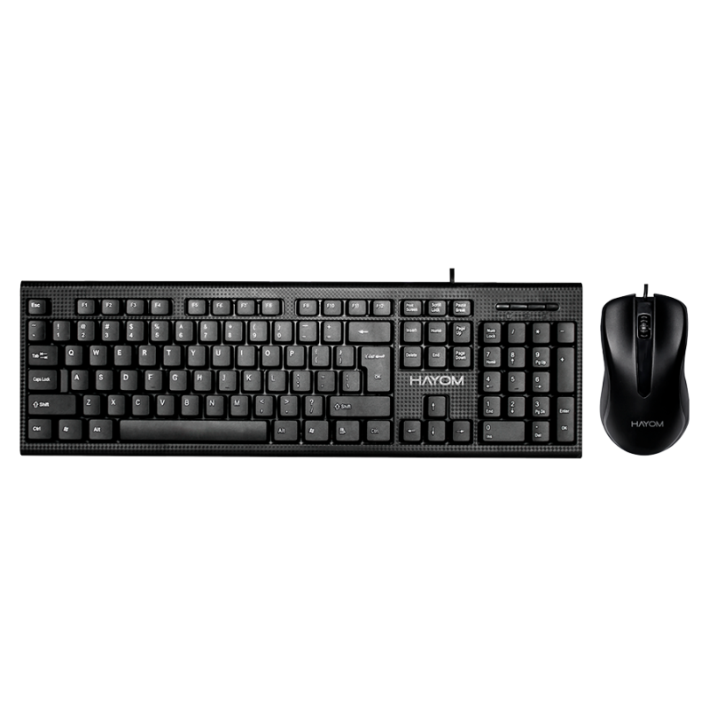 TECLADO E MOUSE C/ FIO OFFICE TC3216 HAYOM