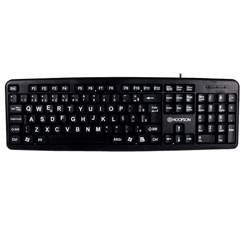 TECLADO OFFICE USB TPC-058G HOOPSON