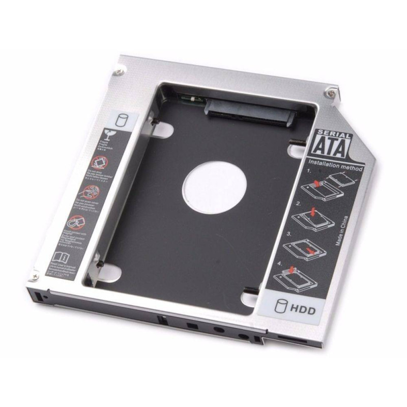 ADAPTADOR CADDY HD X DVD SATA 9,5MM