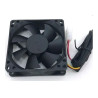 COOLER FAN 80MM PRETO DX-8C DEX