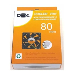 COOLER FAN 80MM PRETO DX-8C DEX