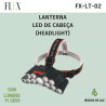 LANTERNA DE CABEÇA C/ 11 LEDS 1200 LUMENS  FX-LT-02 FLEXGOLD