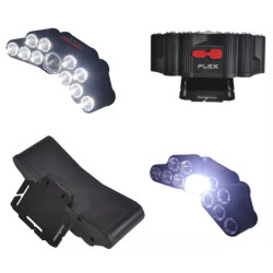 LANTERNA DE CABEÇA C/ 11 LEDS 1200 LUMENS  FX-LT-02 FLEXGOLD