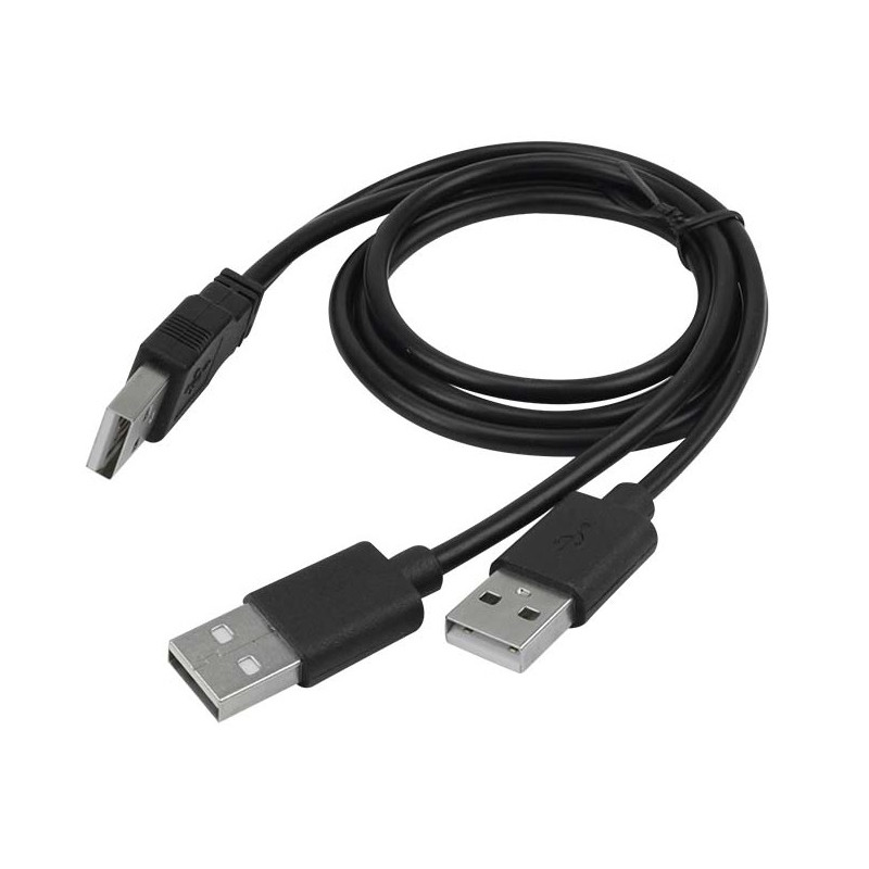 CABO USB 2.0 Y - 0,8 M A M X 2 USB A M PRETO 2.0 018-1415 5+