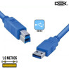 CABO DE IMPRESSORA USB 3.0 1,8M A MACHO X B MACHO C/ FILTRO C-318 DEX