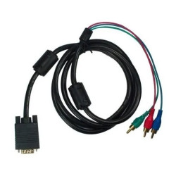 CABO VGA P/ RCA 3 PINOS 1.8...