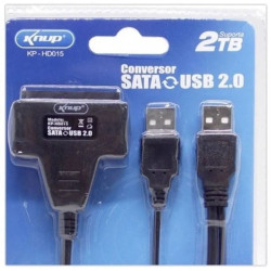 ADAPTADOR USB PARA SATA KP-HD-015 KNUP