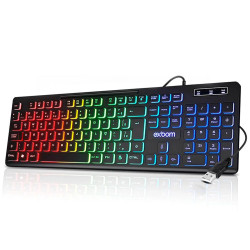 TECLADO GAMER SEMI MECANICO...