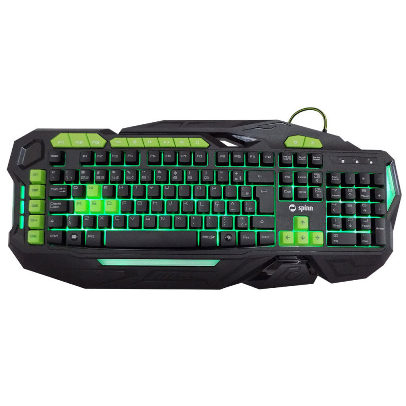 TECLADO GAMER SEMI MECANICO TG-3000 SPINN